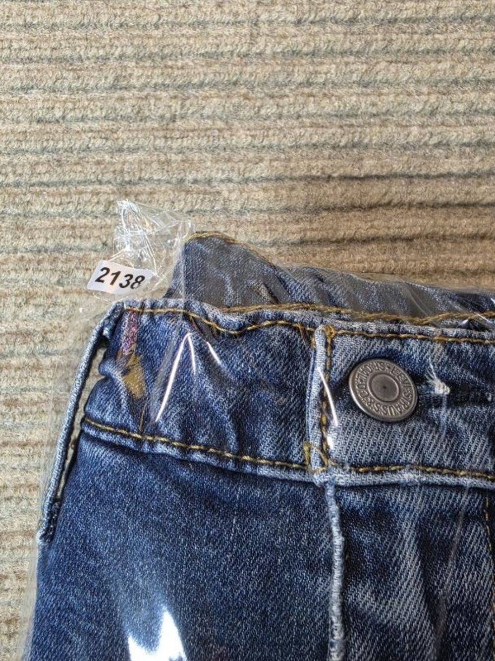 Levis 511 Slim Fit Jeans Mens 36x32 Blue Denim Med Wash Measure 34x31 Do Stretch - Picture 10 of 10